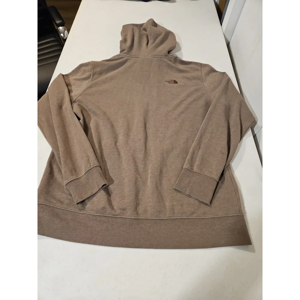 The North Face Pullover Hoodie‎ Mens Size XL Bear Graphic Sweatshirt Brown